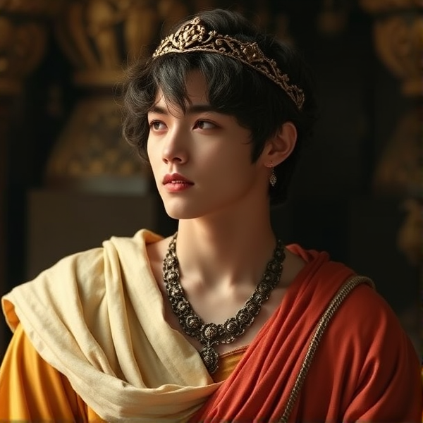 Baekhyun from EXO as Penelope from the Odyssey