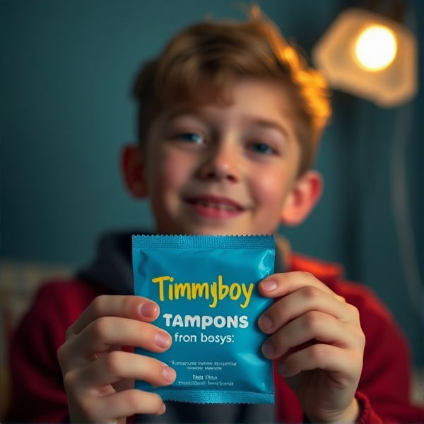 "Timmyboy" tampons for boys.