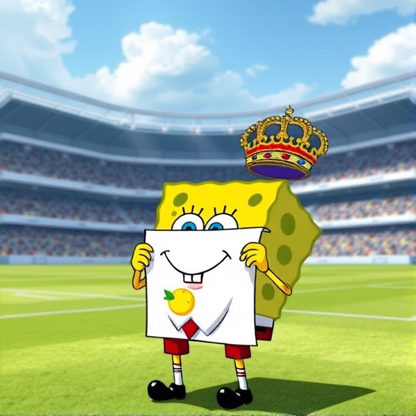Sponge bob signing for Real Madrid