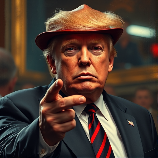 Donald Trump being gangster