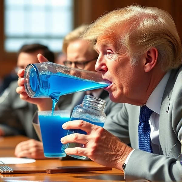 Democrats drinking blue Kool aid