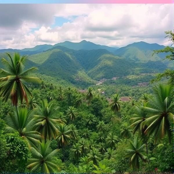 nature tropicale d'afrique centrale