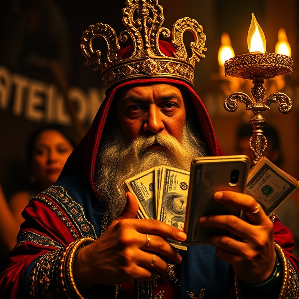 Santa de Klan , rappeur mexicain , cash,gold,dark, ténébreux