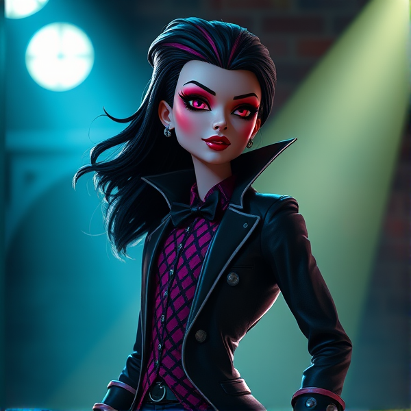 Male version of Draculaura from Monster High