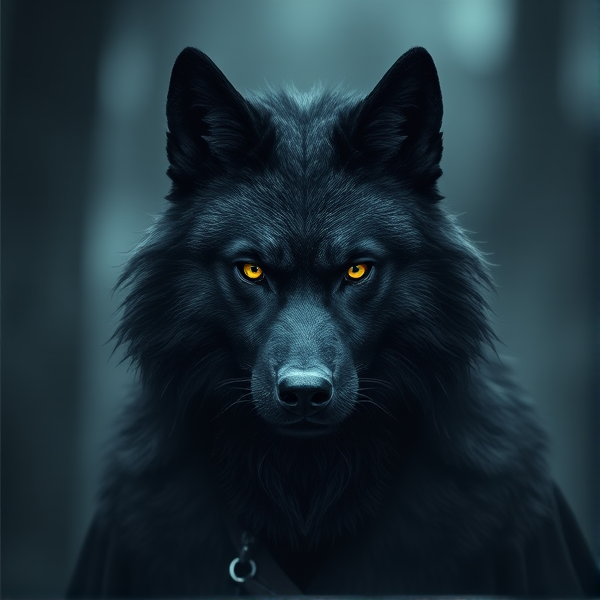 Créer une image d'un loup noir pirate