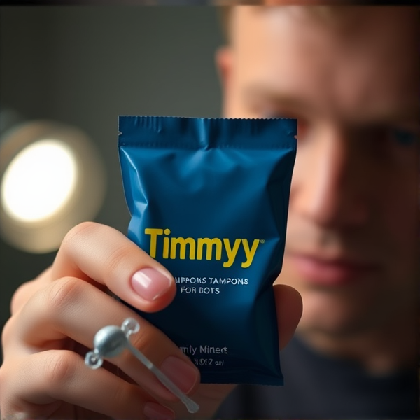 "Timmyboy" tampons for boys.

Made in Minnesota