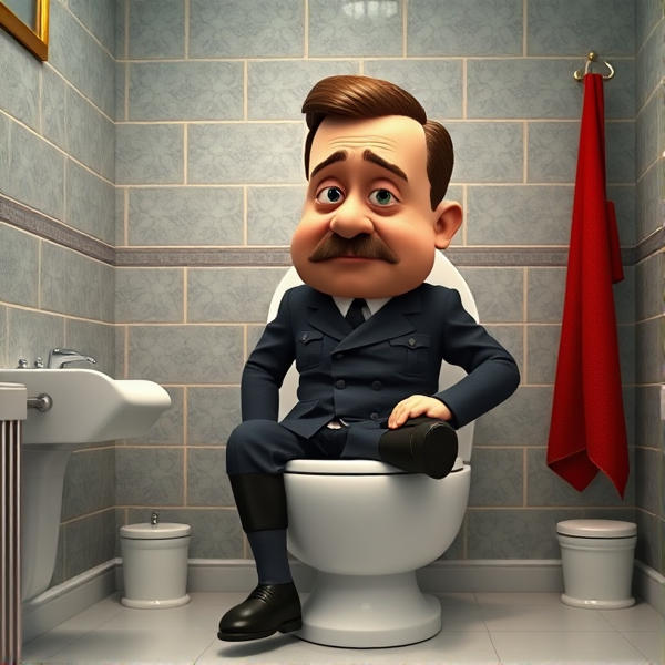 Hitler au toilette