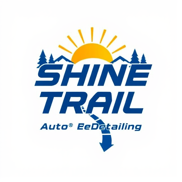 Create me a logo for my detailing business names “shine trail auto detailing