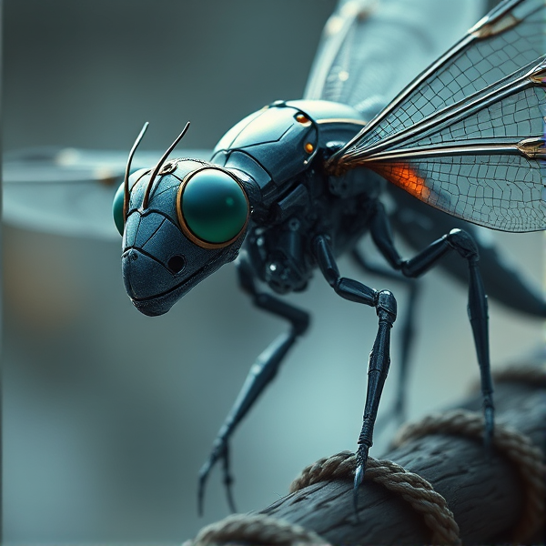 A dragonfly robot, that works like a robot, but acts like a dog