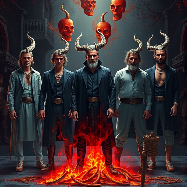 7 brothers who are all distinctly embodiments of the 7 deadly sins