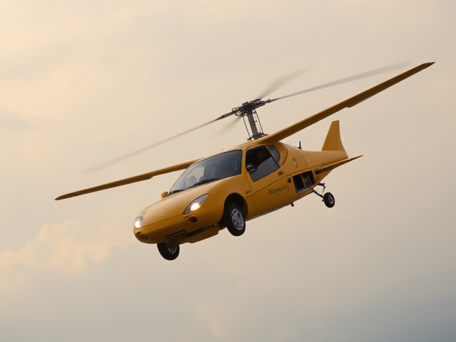 Super cool flying car