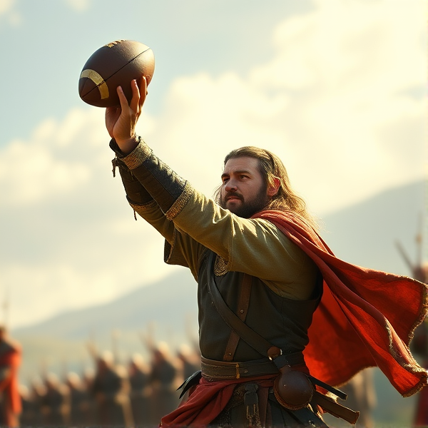 Lord of the rings elrond hiesman football pose