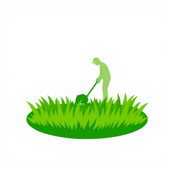 Tidy turf lawn mowing logo
