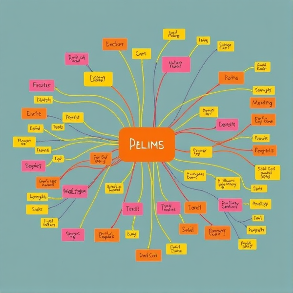 thought map in the style of Le Corbusier with colors