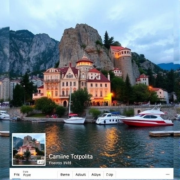 create a facebook group cover for a group named cazare toplita