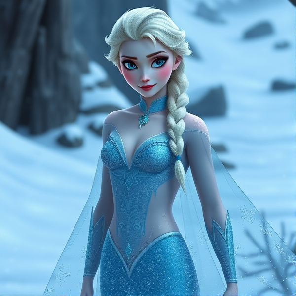 Elsa from frozen naked tits