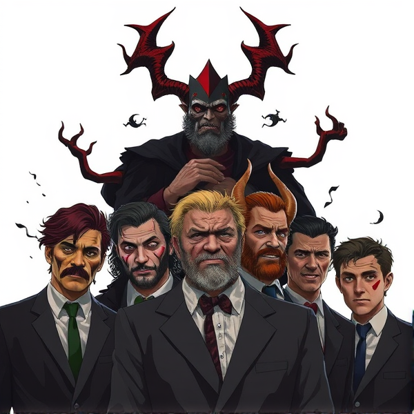 7 brothers who are all embodiments of the 7 deadly sins