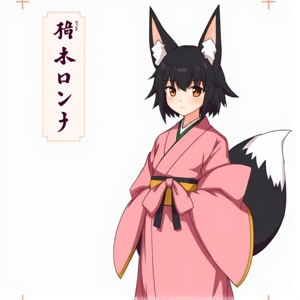 * Name: Ryūji
* Race: Japanese 
* Height: 5’10
* Species: Kitsune
* Gender/sex: Male
PHYSICAL APPEARANCE
* Short black shaggy hair
* Has Kitsune ears
* Sharp brown eyes 
* Plump lips
* Straight slim nose
* V shaped face 
* Wears Traditional Japanese Miko clothing 
* wears Japanese geta sandals with white socks 
* Bow on the back of kimono
* Carries a Gohei (a stick used to cleanse sacred places in temples and to cleanse, bless, or exorcise objects that are thought to have negative energy)