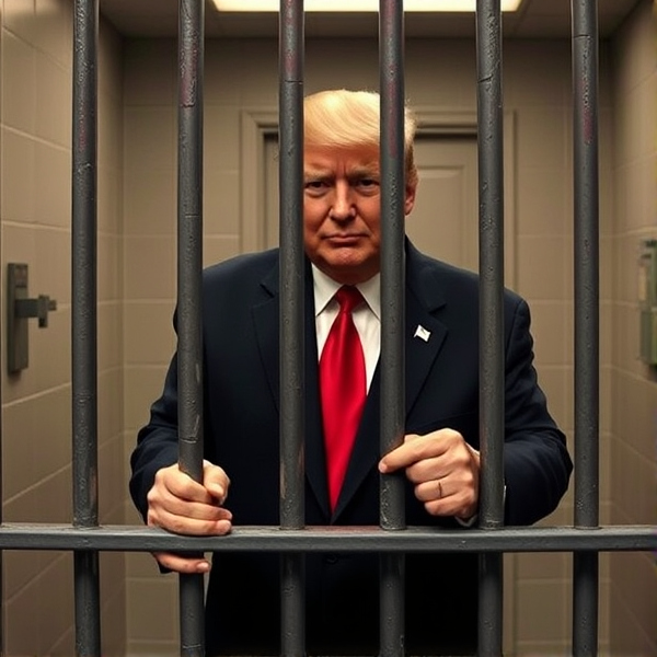 Donald trump in jail