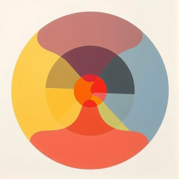 circular diagram of modern art