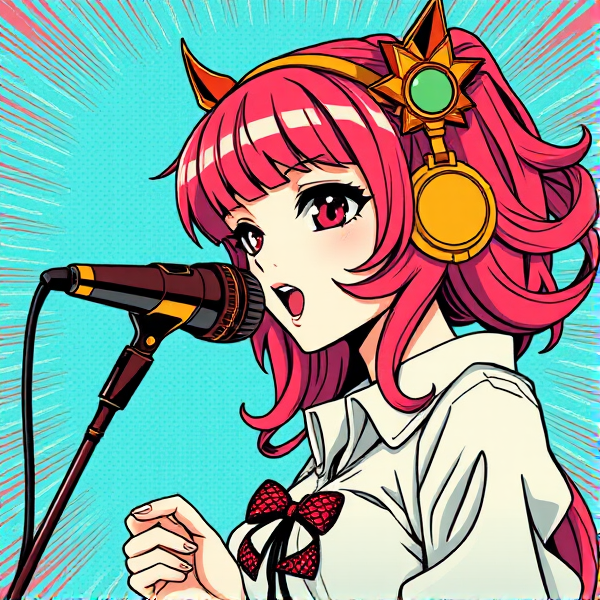 Kasane teto from utau the voice synthesiser software Teto kasane the chimera.. NO MICROPHONE the one who likes baguettes