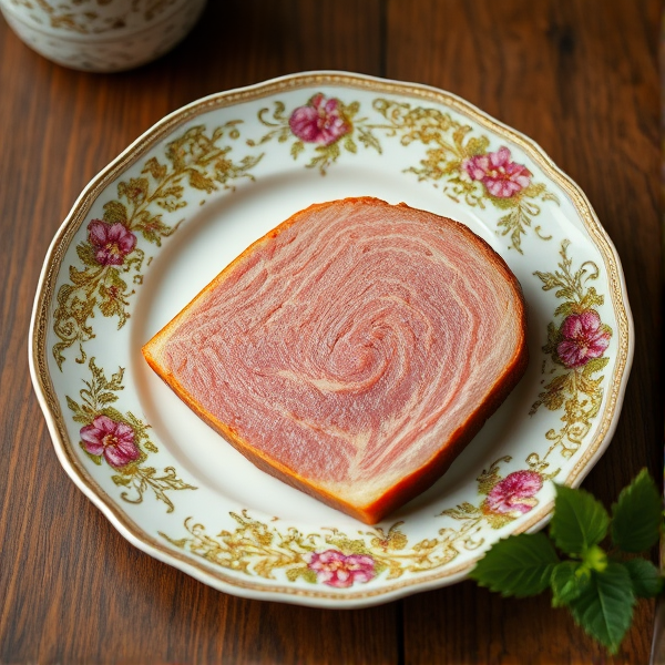 Bologna thick  cut on princel Albert china