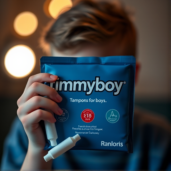 "Timmyboy" tampons for boys.