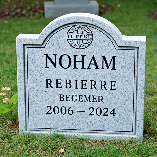 Créer moi une pierre tombale avec écrit NOHAM Rebierre 
2006-2024