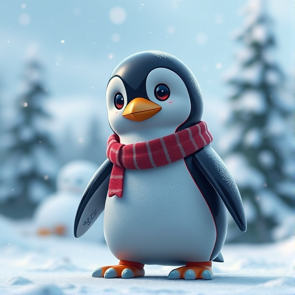 Pingouin animatronique