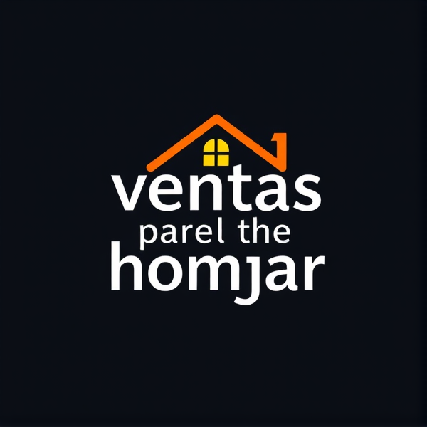un logo que diga “ventas para el hogar” y que sea aestetic y lindo