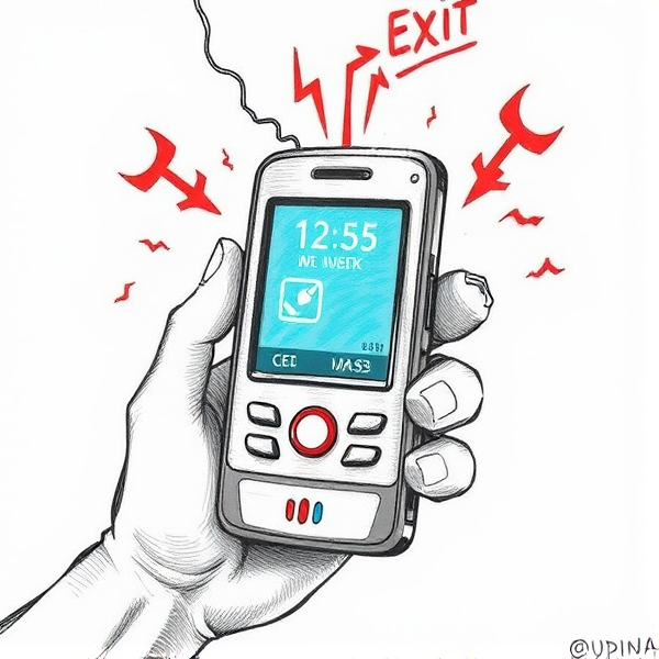 draw picture of dangers of incomparable handset for mobile 3g exit calling emergency services