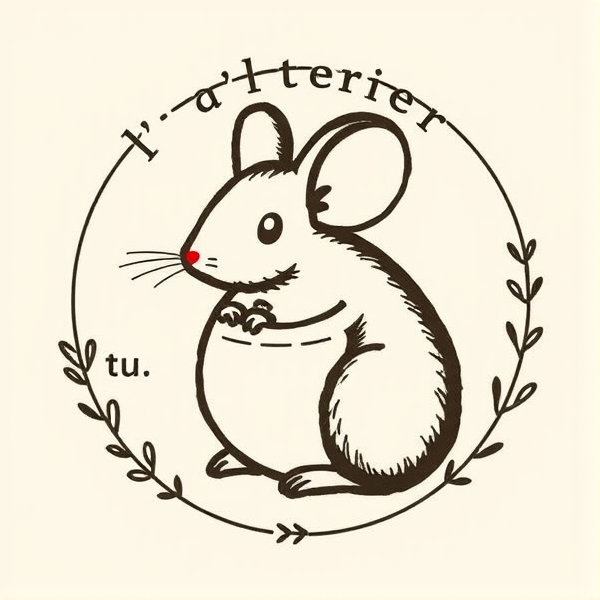 crée moi un logo de "l'atelier du moustique" qui est un blog de fait maison et d'autonomie alimentaire, sans ecriture