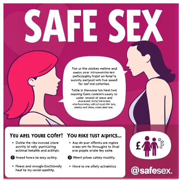 Create a SAFE SEX advertising poster that would appeal to young people (12-18 year olds).


The poster: 
Must be informative and focus specifically towards youth 
Outline the risks involved with participating in sexual activity/ies (Physical, Social, Emotional and Mental health and wellebing) and discuss how to be safe
Needs to include a catchy slogan, eye-catching images or cartoons and colour and showcase at least two Australian statistics about safe sex/contraception/STI’s etc.