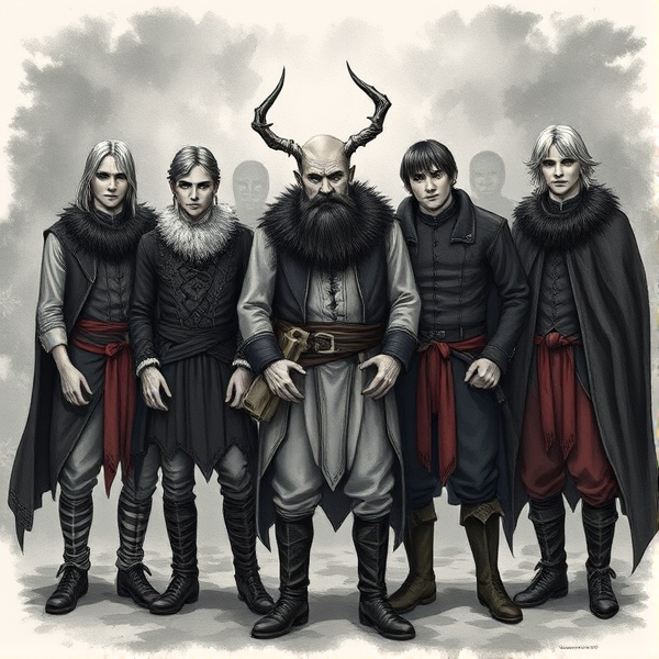 7 brothers who are all distinctly embodiments of the 7 deadly sins