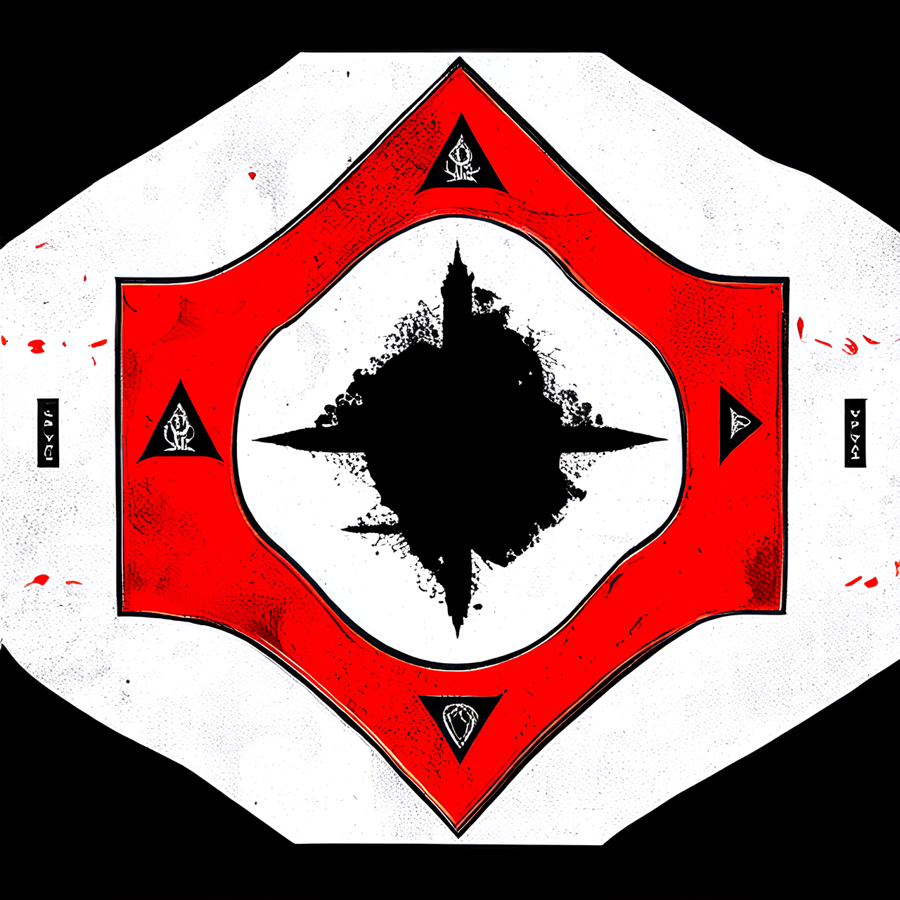 Logo, bar, restaurant, nom Le Blood, occulte, gothique, mystérieux