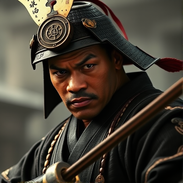 Mike tyson en samouraï