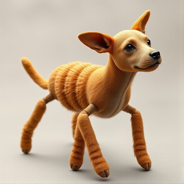 multi legged dog shaped like a caterpillar