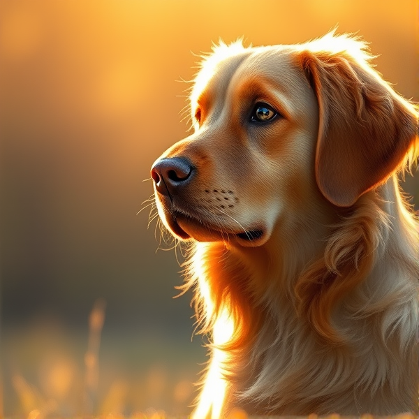 animal with the head of a golden retriever and the body of a robin bird