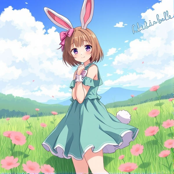 Bunny anime girl