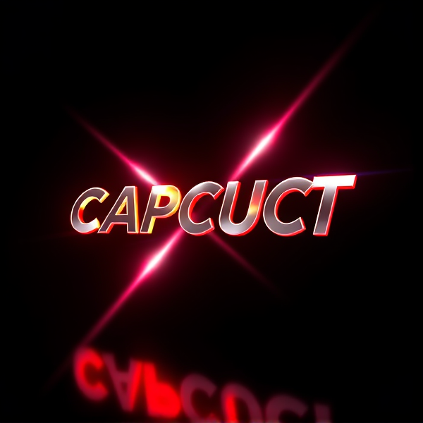 Create a visually arresting 3D logo for "CAPCUTBRYCE" that exudes ultra-modern, sleek design elements with bold sans-serif typography which dynamically bursts forth from a pitch-black background. Infuse the artwork with electrifying light beams inspired by the Capcut app icon's luminosity, casting profound shadows and creating striking highlights across the logo's contours. Incorporate a fusion of cutting-edge curves, crisp edges, and fluid lines to convey both rapidity and elegance. The logo should be enveloped in a metallic skin exhibiting a lustrous, mirror-like finish to dramatically bounce off light, imbuing it with an essence of vigorous motion. Draw upon Pixar's hallmark of incisive imagery and pronounced geometric shapes, injecting the tableau with a lively color spectrum and polished surfaces for additional depth. Utilize rendering techniques paralleling Unreal Engine's hyper-realism and Octane Renderer's ray tracing capabilities to achieve mesmerizing reflections, alongside V-Ray's sophisticated lighting effects to accentuate the mood. Strive for an overwhelmingly surreal visual spectacle that flirts with sci-fi elements, deliberately exaggerating every aspect for maximal impact. This creation ought to be perceived as audaciously lavish, overtly eschewing any inclination towards subtlety or minimalism.