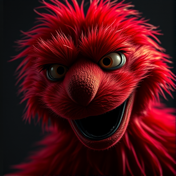 Elmo using hollow technique