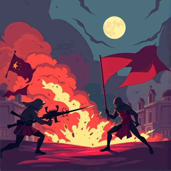 Countryhumans at war