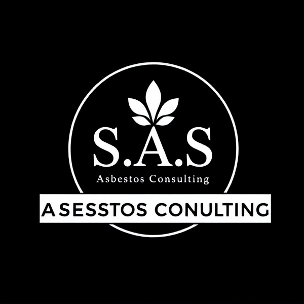 Corporate logo for S.A.S Asbestos Consulting featuring symbols of trustworthiness, proactive action, compassionate service, and meticulous attention to detail
