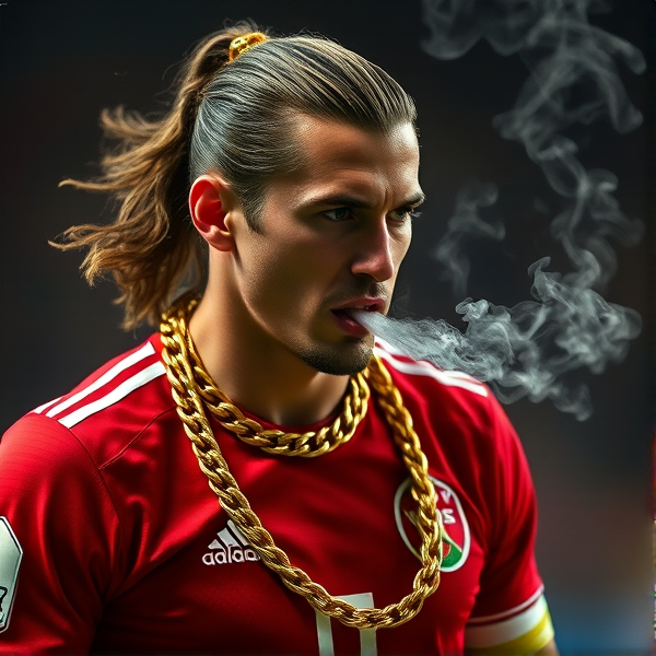Zlatan Ibrahimovic fight gold chain smoke blood world cup sweeden