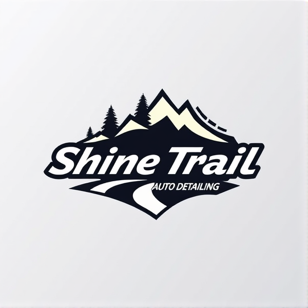Create me a logo for my detailing business names “shine trail auto detailing