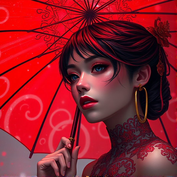 Red umbrella computer