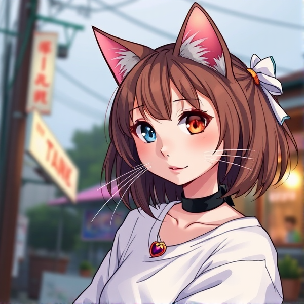 Neko cat girl