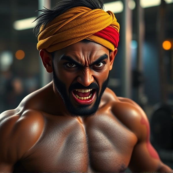 Gurjar boy angry in gym