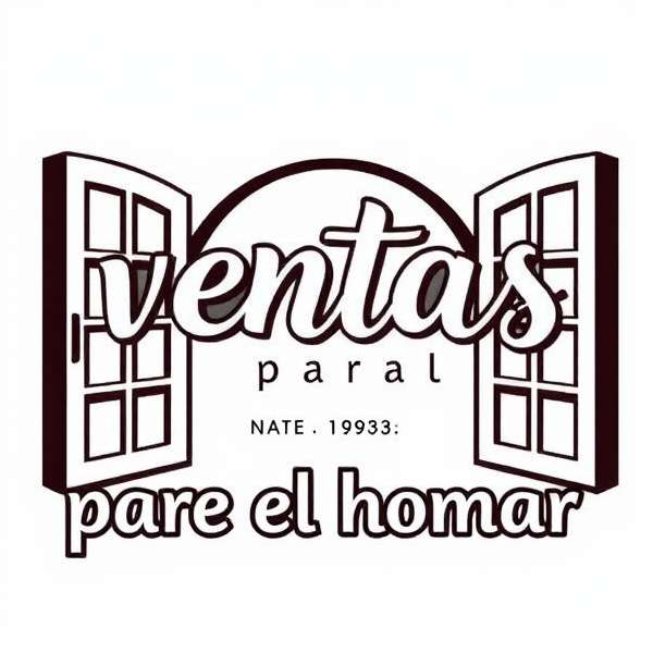 logo de “ventas para el hogar” lindo y bonito