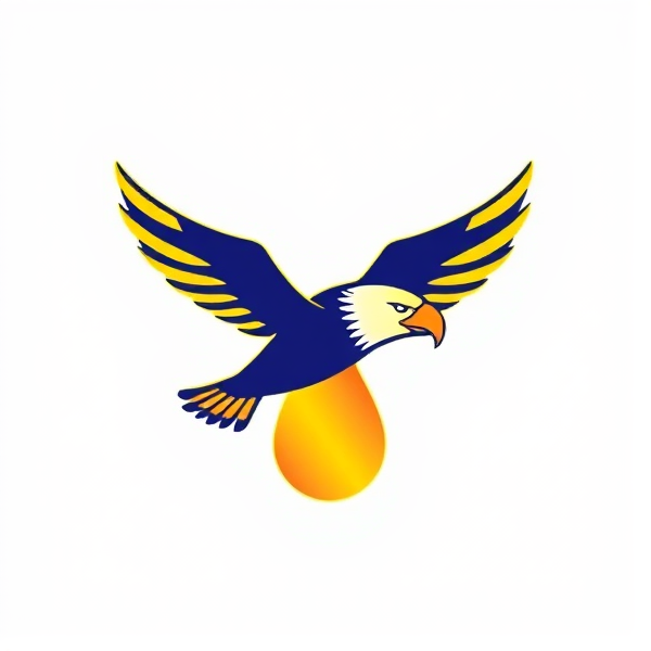 Logo for expensive Pinnacle gas station
Eagle + Drop of Oil:
Concept: An eagle in flight where the negative space between its wings forms a perfect drop of oil, representing power, freedom, and superior quality fuel.
Design Elements: The eagle rendered in sleek lines with the oil drop in shimmering gold, embodying prestige and excellence.